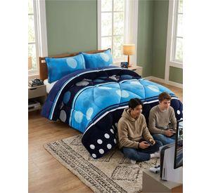 Cobertor Plush de Lujo Lana Sintetica Confort Superior Plaza y Media m16