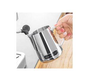 Jarra espuma de leche con termómetro texturizar 21oz/600ml plateado Chef Choice
