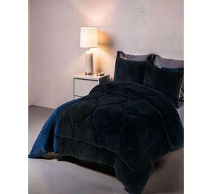 PLUMON CHIPORRO DE INVIERNO PREMIUM 2 PLAZA  COLOR NEGRO 2