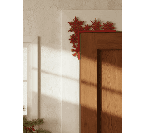 Decoración para el marco de la puerta de Navidad