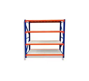 Estante Metálico Rack 200x200x60cm Sin Pernos Soporta 800kg Color Azul