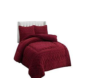SET COBERTOR DE INVIERNO CON TEXTURA KING 250X270CM BURDEO