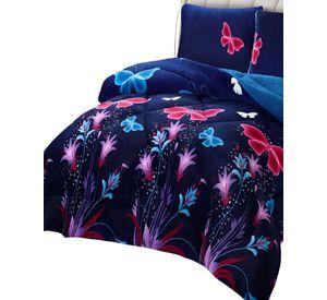 COBERTOR CON CHIPORRO PLUSH 2 PLAZAS 230X250CM AZUL C15