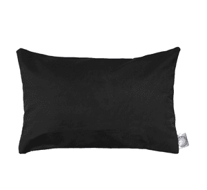 COJIN DECORATIVO DISEÑO SUAVE NEGRO 50X30 RELLENO