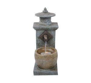 Fuente agua Pagodas LED 24.5x16.5x42 cm