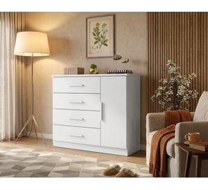 Cómoda cajonera blanco 4 cajones