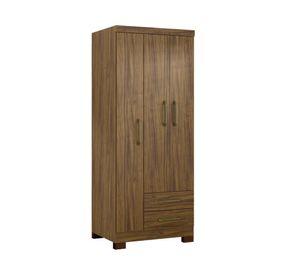 Clóset 3 puertas 2 cajones canela  187.4x83.2x47.3 cm