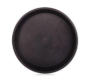 Plato maceta negro 22 cm