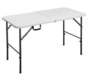Mesa rectangular blanco 120 cm