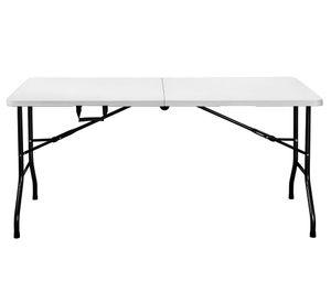 Mesa plegable rectangular 152x68x74 cm