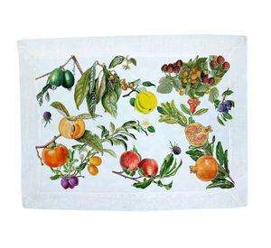 Set  Individuales Velo organza - Frutas