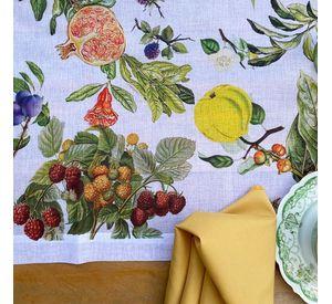 Set  Individuales Velo organza - Frutas