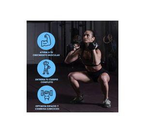 Mancuerna Profesional Hexagonal 5kg caucho  acero Fitness