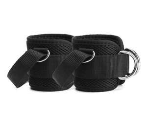 Par Tobilleras Para Polea Entrenamiento Glúteos Gym.
