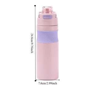 Termo Botella Térmica 600ml Reutilizable Acero Inoxidable