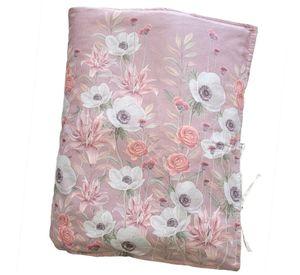 PIECERA GAMUZA ANEMONE BLANCA 220X70