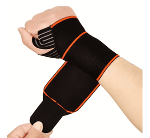 Muñequera Elástica Ajustable Con Soporte De Pulgar Fitness