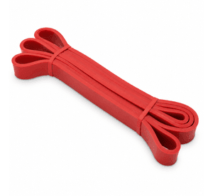 Banda Elástica de Resistencia Loop, Resistente y Duradera Roja 35LB