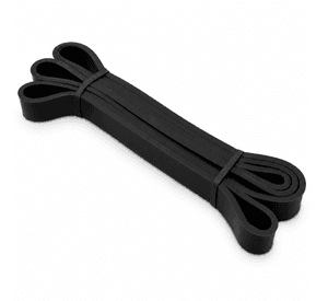 Banda Elástica de Resistencia Loop, Resistente y Duradera negra 65LB