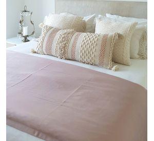 PIECERA ALGODÓN STONE WASH ROSA VIEJO 145X70