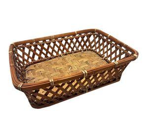 Canasto O Bandeja De Mimbre 35x25x10