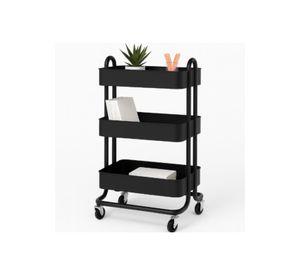Carrito Carro Organizador Multiuso Con Ruedas Acero Multiuso
