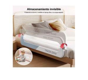 Baranda De Cama Seguridad Bebe Abatible Ajustable 1.8m