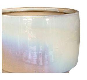 Maceta 32x26 cm cerámica Degrade blanco
