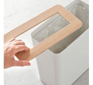 Basurero Rectangular Blanco