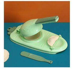 Molde Manual para Empanadas y Dumplings 2 en 1 Prensa para Masa con Espatula