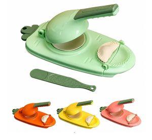 Molde Manual para Empanadas y Dumplings 2 en 1 Prensa para Masa con Espátula