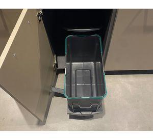 Basurero 24 lts para Puerta 40 cm STARAX Antracita