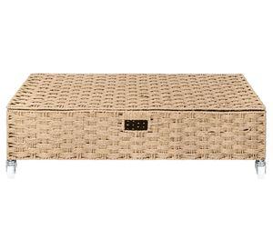 Caja modular trenzado natural 90x40x21 cm