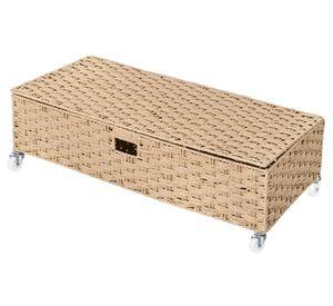 Caja modular trenzado natural 90x40x21 cm