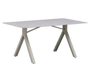 Mesa comedor Rio beige 74x160x90 cm