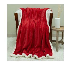 Mantas Fluffly rojo 127x152 cm 1 un.
