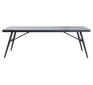Mesa comedor Bahia negro 74x220x100 cm