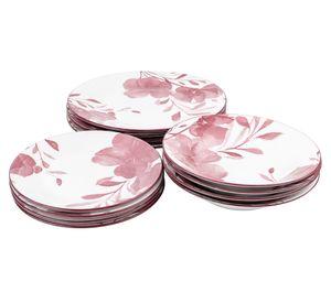 Vajilla porcelana Santis blanco 12 piezas
