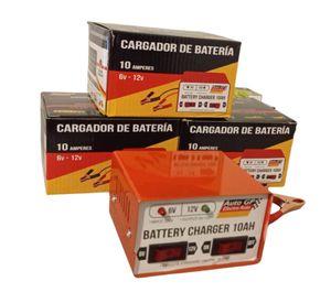 Cargador Baterías Para Auto Moto 12/6 Volt 10 Amp