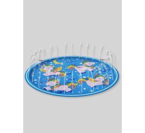 Alfombra Piscina Agua Rociador Para Niño 100 cm de Color Azul
