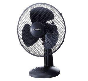 Ventilador Sobremesa 12 Pulgadas KVS-12DN Negro Kendal