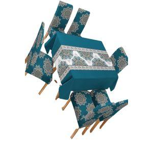 MANTEL MÁS 6 FUNDAS PARA SILLAS L05