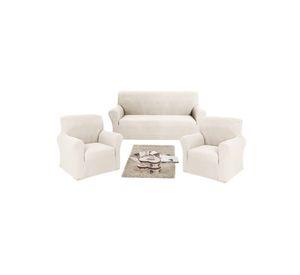 Set Premium de Fundas Cubre Sillón Cuadrillé (3+1+1) MP