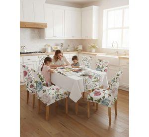 Juego De Mantel Antimanchas 140x220 + 6 Fundas De Silla 15