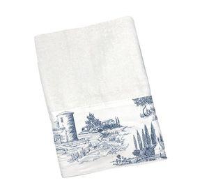 Toalla mano Toile Jouy Azul