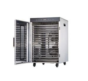 Deshidratador de alimentos en acero inoxidable con 16 bandejas