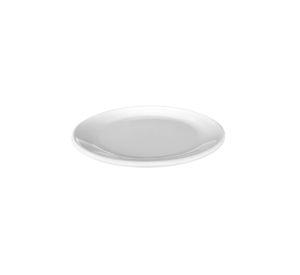 SET DE 6 PLATOS DE MELAMINA REDONDO SIN BORDE BLANCO 17 CM L