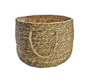 Canasto de Fibra Seagrass 38x24 cm. Natural ø38 x24 cm