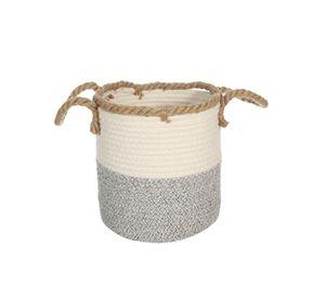 Canasto de Fibra Seagrass 34x28 cm. Natural ø34 x28 cm