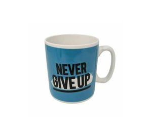 Tazón Jumbo cerámica "Never Give Up" extragrande 900 ml